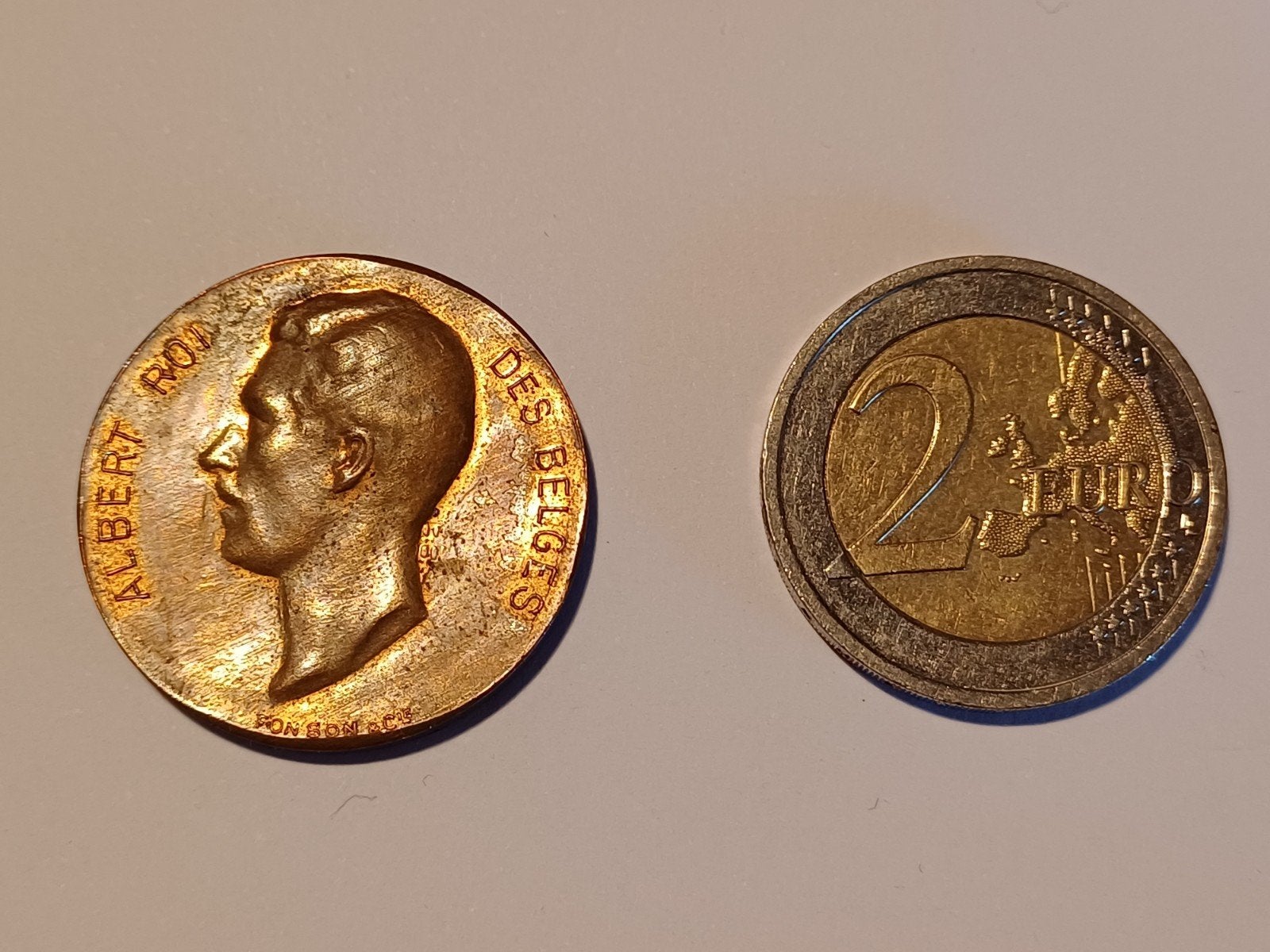 Herdenkingsmunt Koning Albert 1 1909, Verzenden