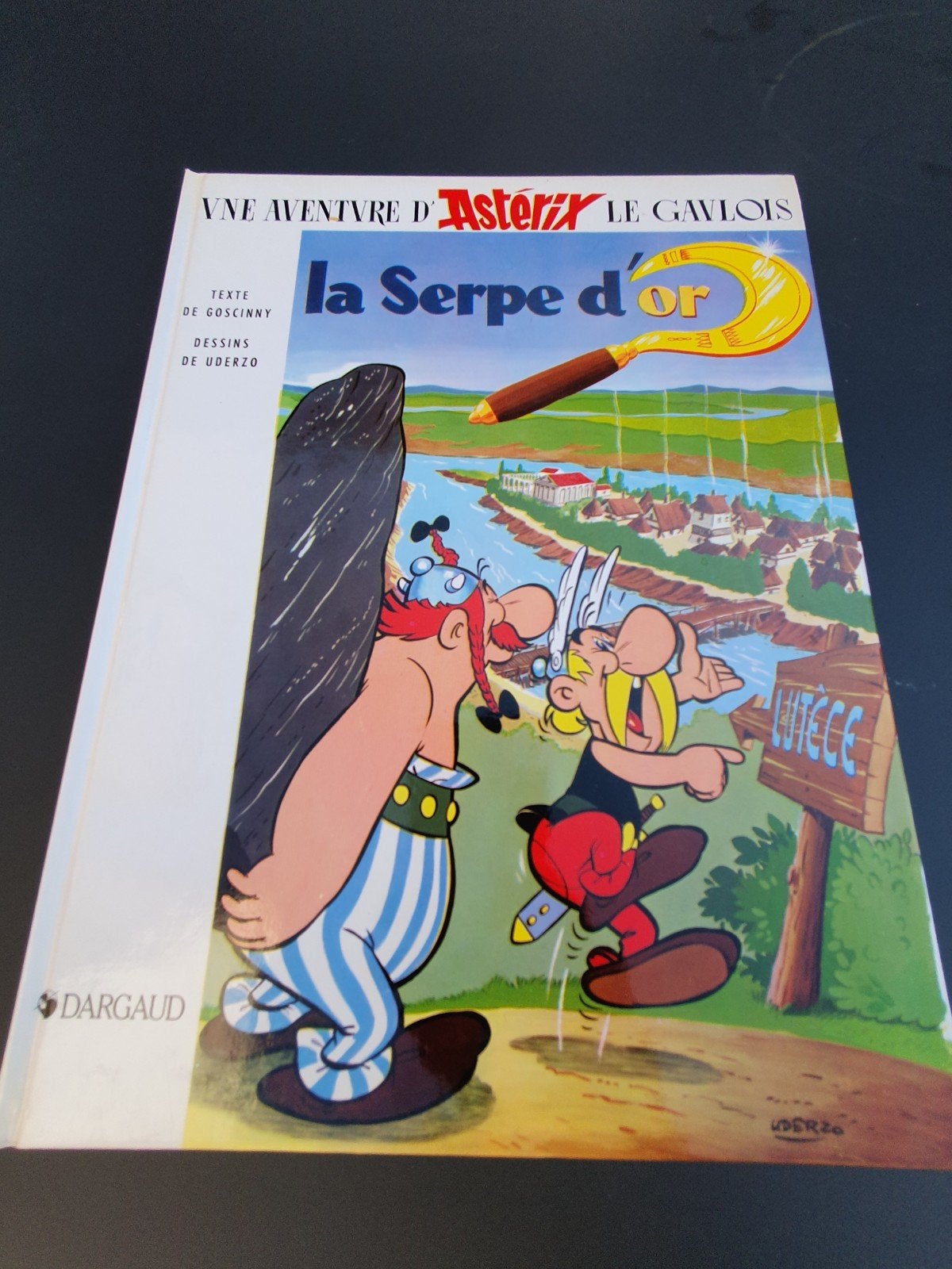 Asterix la serpe d'or réédition 1984, Enlèvement ou Envoi