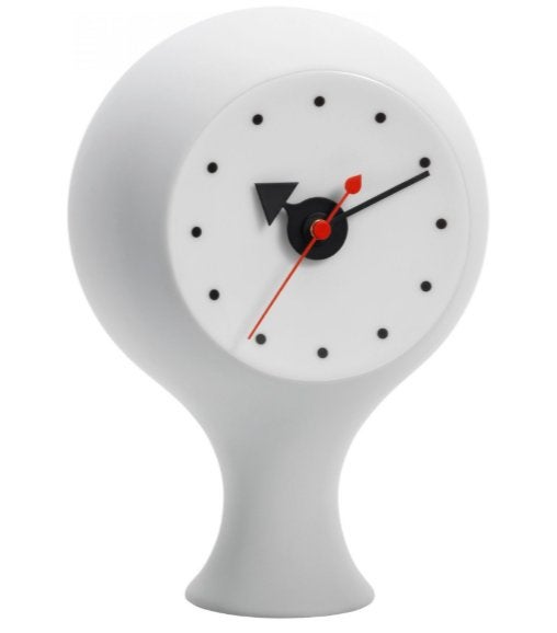 Vitra Tafelklok Keramische Klok, Antiek en Kunst, Wit, Object, Ophalen of Verzenden, Handgemaakt