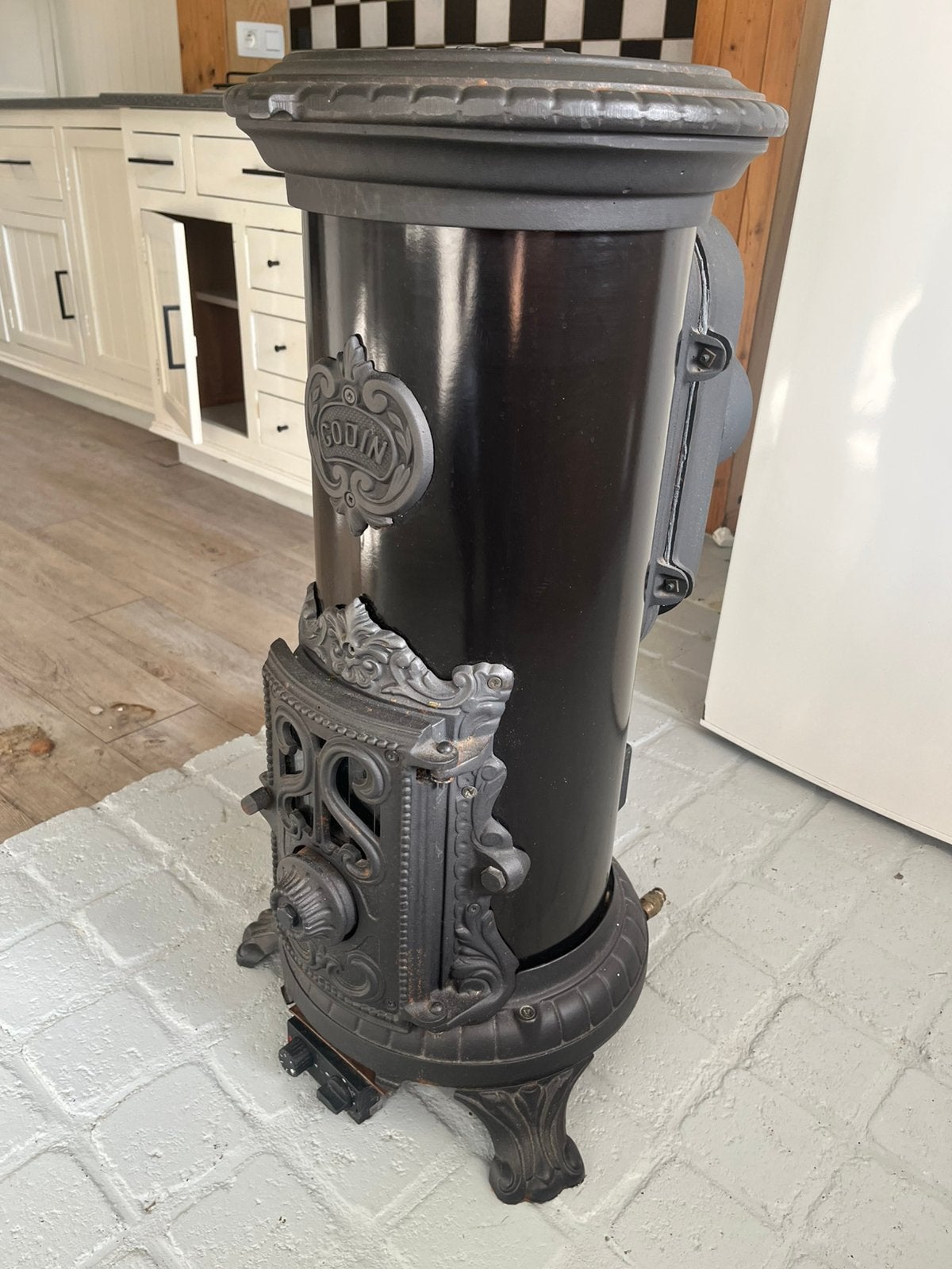 Godin gaskachel, Ophalen, Gebruikt, Gas, Vrijstaand