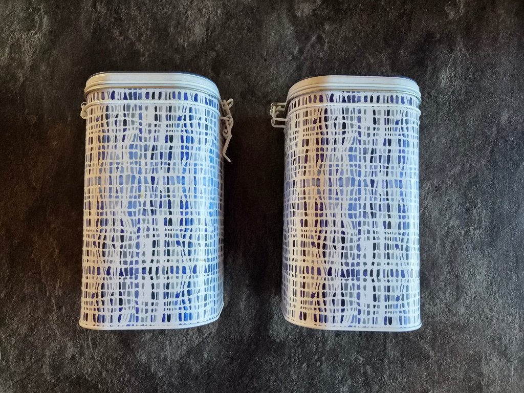 5 boîtes à thé ou café, Collections, Enlèvement, Utilisé, Café