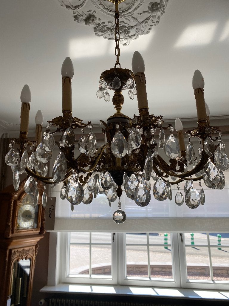 Luster, Huis en Inrichting, Lampen | Kroonluchters, Ophalen, Zo goed als nieuw