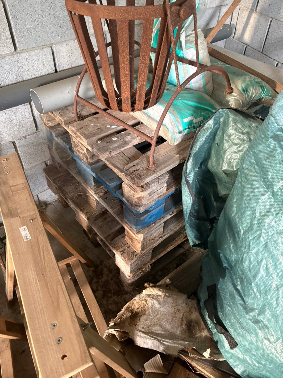 6 europaletten, Doe-het-zelf en Bouw, Hout en Planken, Ophalen