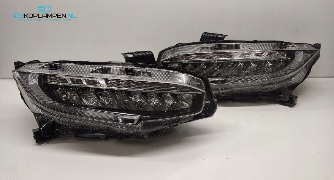 Honda Civic X Full Led Koplamp links rechts, Honda, -, Utilisé, -