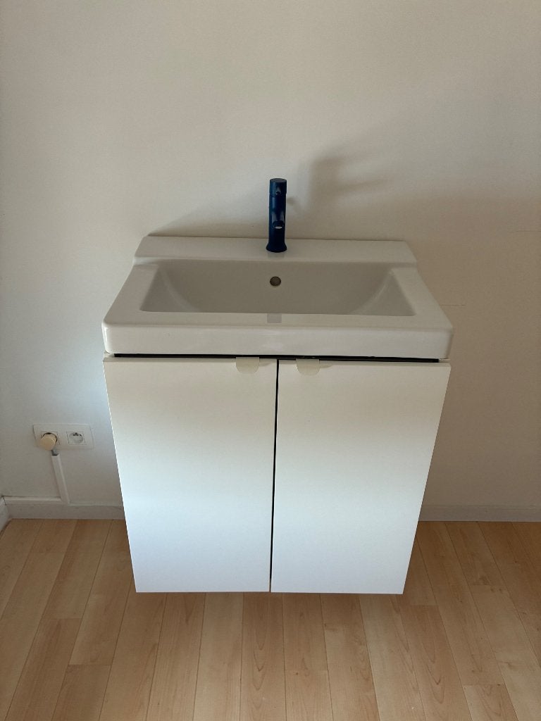 WC avec lave-mains, Bricolage & Construction, Sanitaire, Enlèvement, Comme neuf, Lavabo