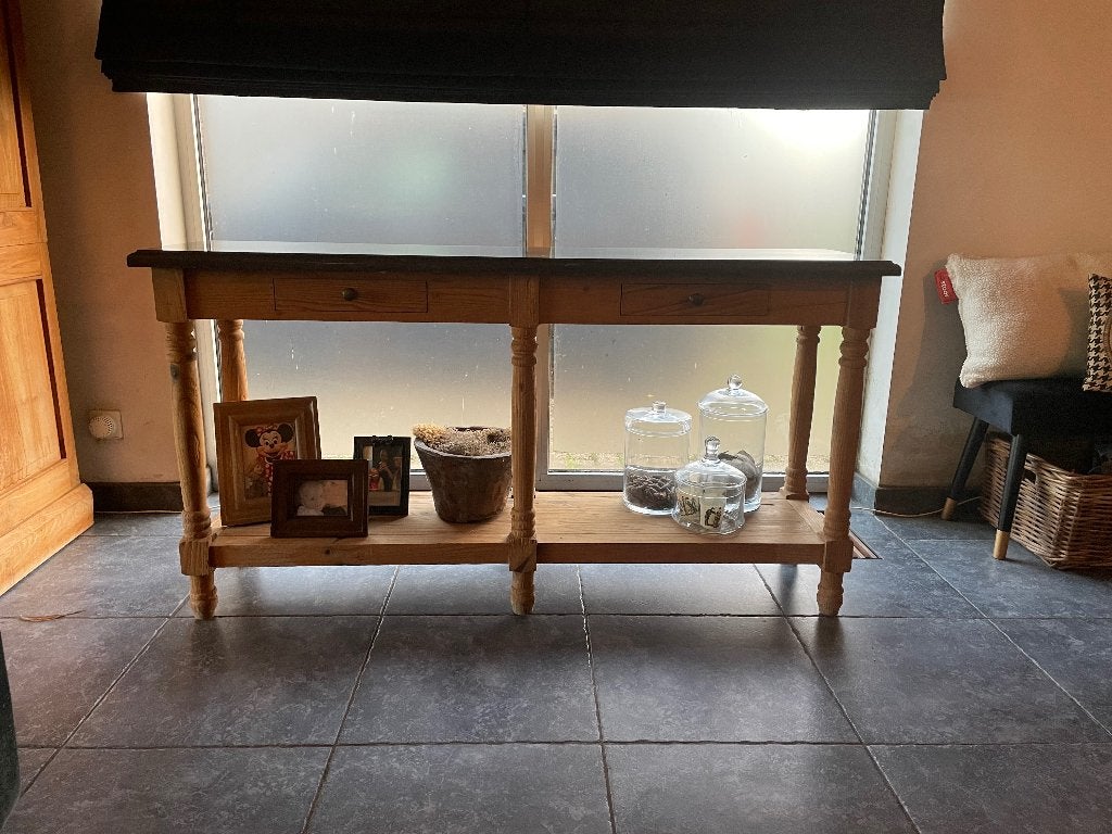 Robuuste side table - kwalitatief stuk, Ophalen, Zo goed als nieuw
