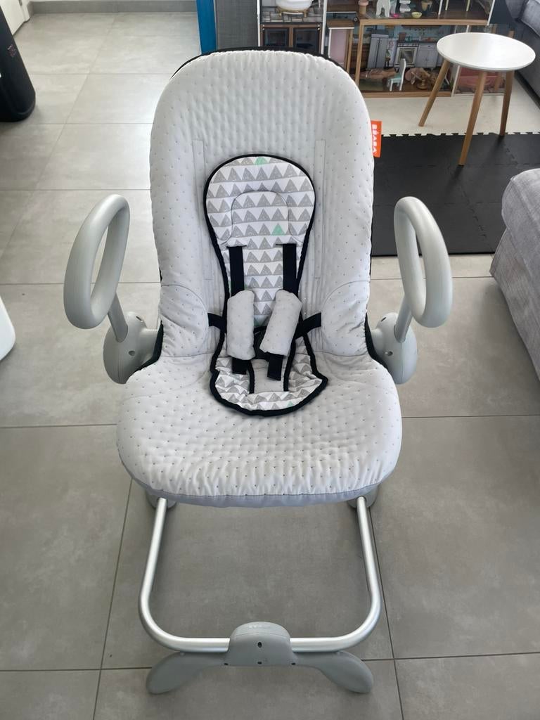 Stoel relax beaba baby, Kinderen en Baby's, Wipstoeltjes, Schommelstoel, Verstelbaar, Zo goed als nieuw, Ophalen