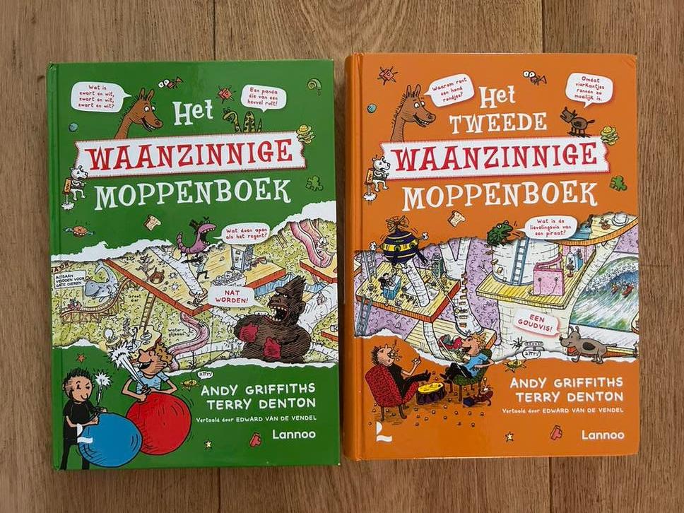 Andy Griffiths - Het waanzinnige moppenboek, Boeken, Ophalen of Verzenden, Andy Griffiths