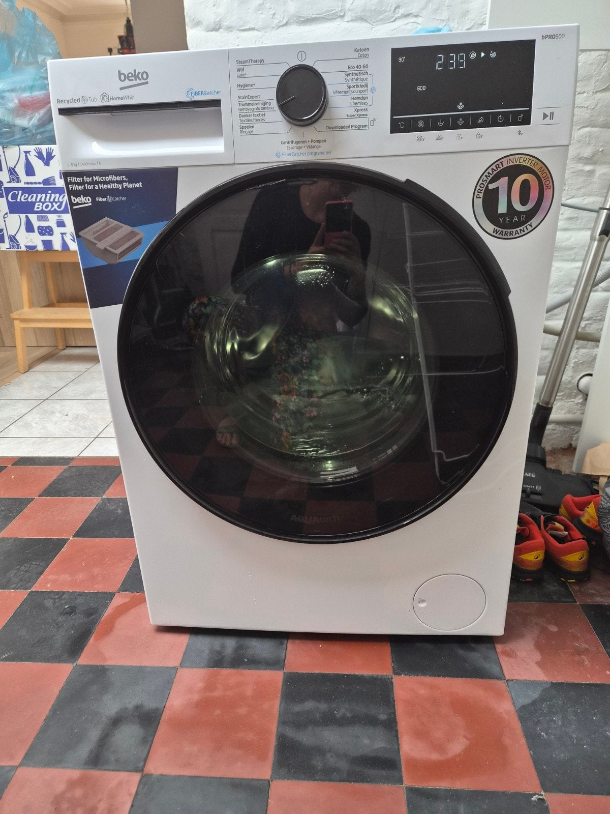 LAVE-LINGE BEKO bPRO 500 – 9 KG – ÉTAT IMPECCABLE, 8 tot 10 kg, Ophalen, Zo goed als nieuw, Minder dan 85 cm