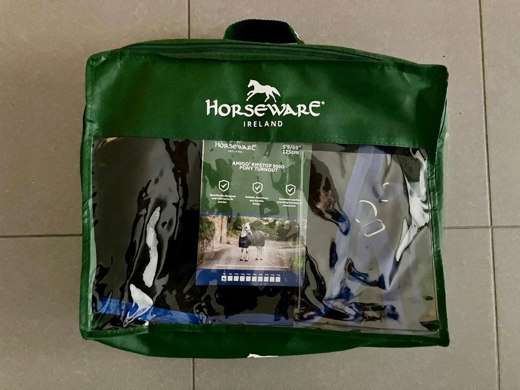 Amigo Regendeken 900 Original Lite Pony 125/175 Black, 0 g, Ophalen of Verzenden, Zo goed als nieuw, Pony (P)