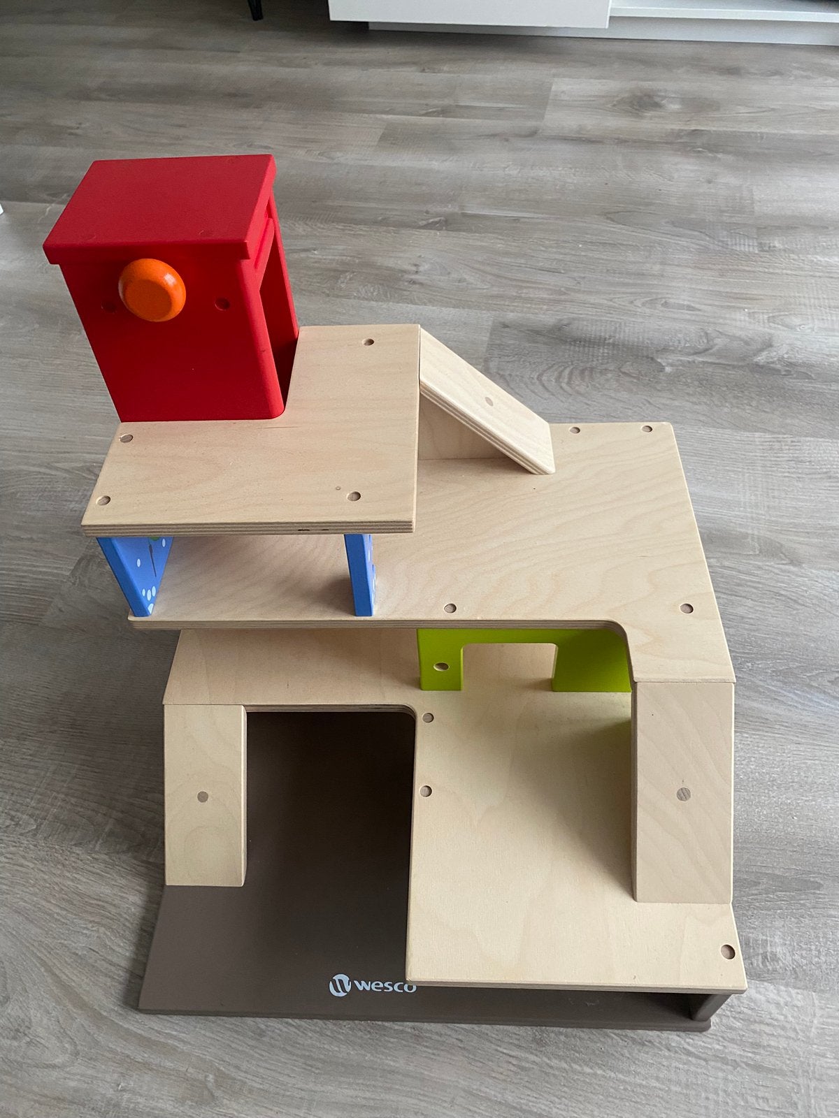 Wesco-autospellen, Kinderen en Baby's, Speelgoed | Houten speelgoed, Ophalen, Zo goed als nieuw, Overige typen