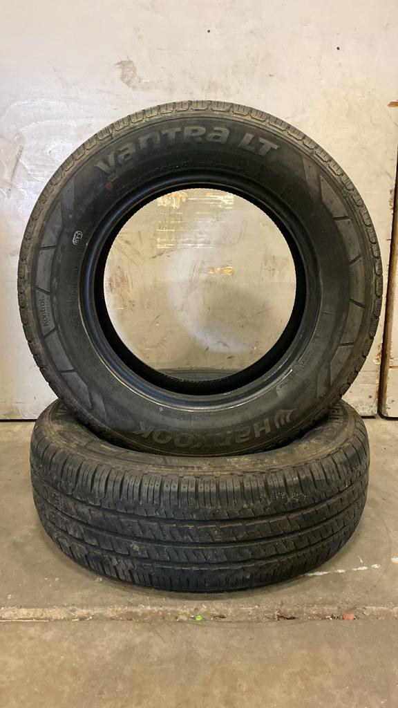 205-65-15C 102/100T Hankook vantra LT - Set 30.07, Gebruikt, -, -, Ophalen of Verzenden