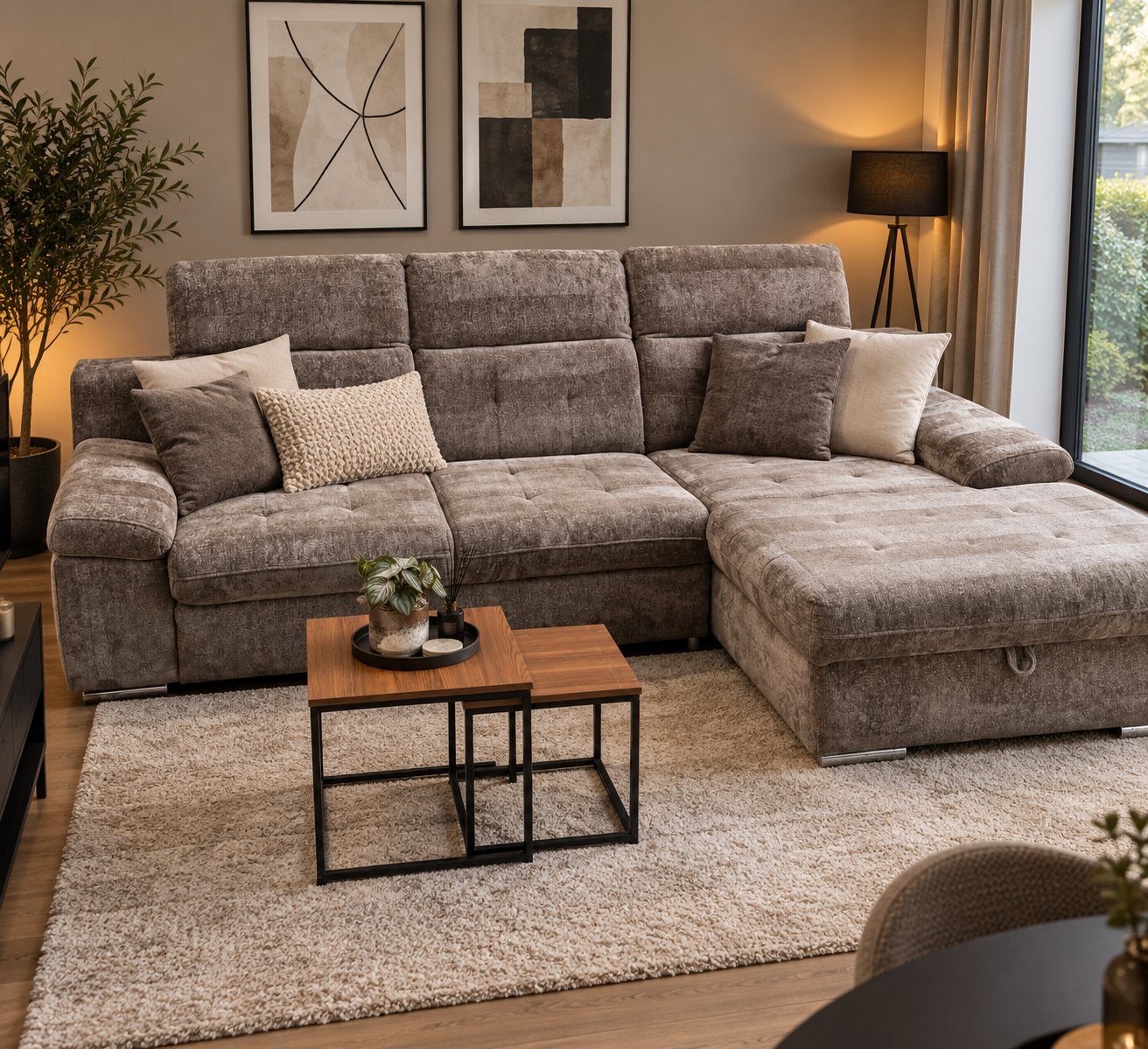 Livraison gratuite – Canapé sofa d’angle, Ophalen, Zo goed als nieuw