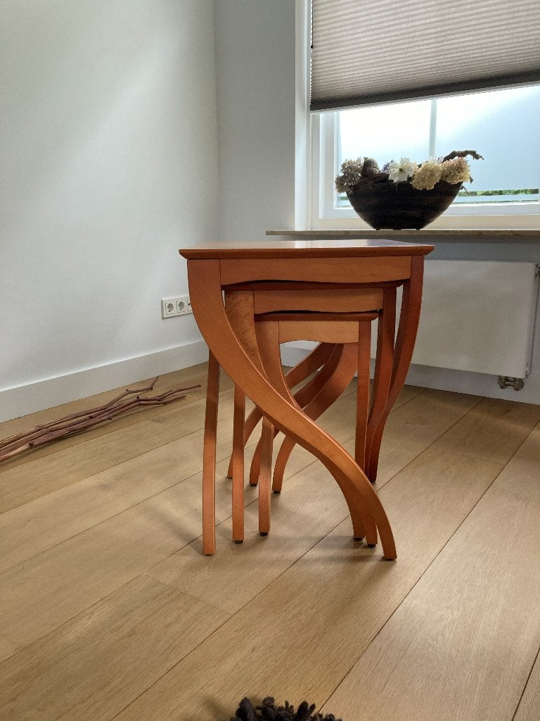 bijzet tafels (3 stuks), Ophalen, Zo goed als nieuw, Hout, Overige stijlen