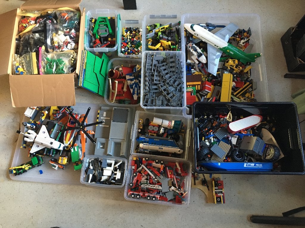 GROOT LOT LEGO CITY EN LOSSE STENEN, Kinderen en Baby's, Ophalen, City, Lego, Zo goed als nieuw