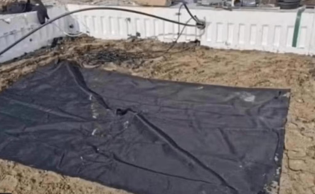 Flexibele regenwatertank EPDM 3000L, Ophalen, Gebruikt