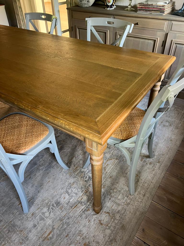 Table à manger rustique avec 6 chaises URGENTY GONE, Maison & Meubles, Tables | Tables à manger, Comme neuf, Enlèvement