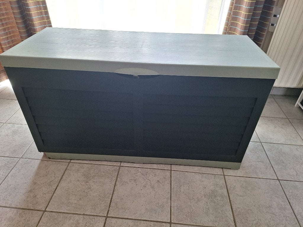 opbergbak voor tuinkussens, Tuin en Terras, Tuinmeubel-accessoires, Ophalen, Gebruikt