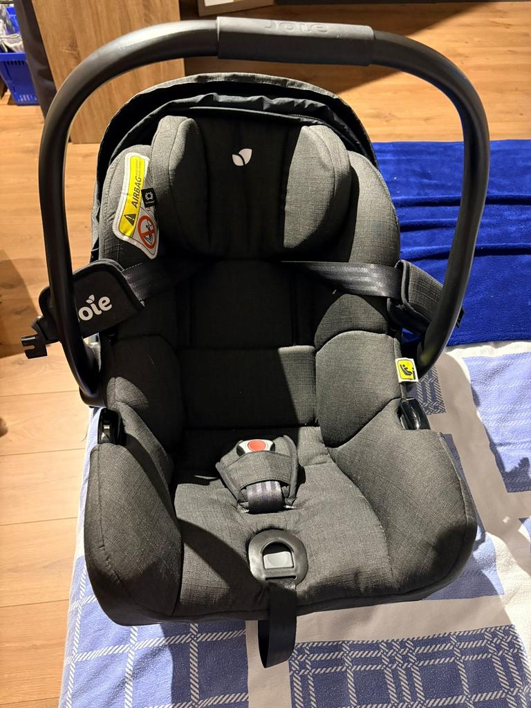 Draaibare autostoel Joie I-gemm 3 + draaibare basis I-encore, Ophalen, Zo goed als nieuw, Isofix
