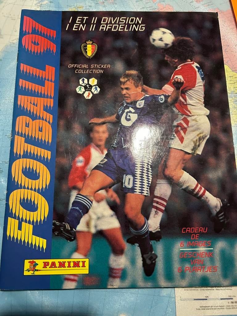 Panini Belgie ‘ Football 97’ compleet, Ophalen of Verzenden, Zo goed als nieuw, Meerdere stickers