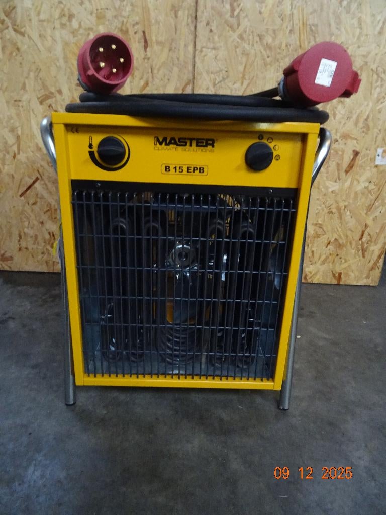 MASTER electrische HEATER 15 KW, Ophalen, Zo goed als nieuw, 800 watt of meer, Kachel