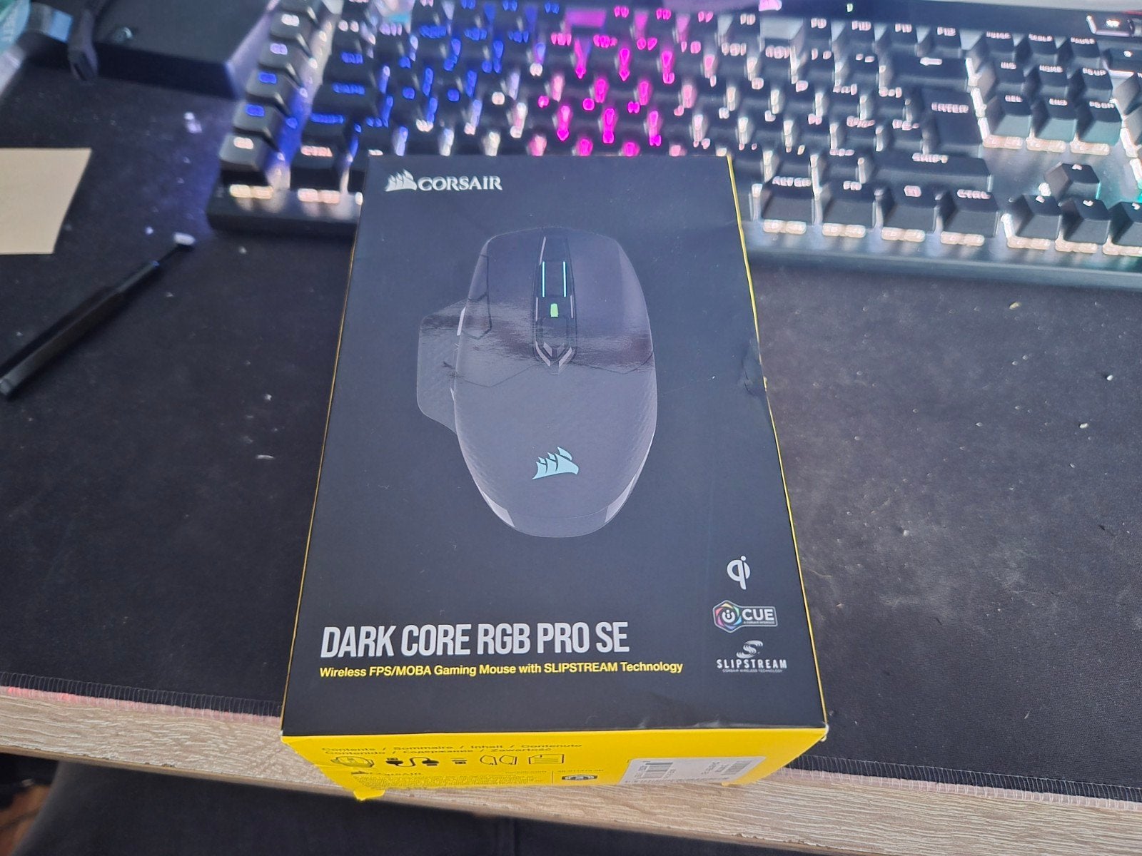 lot clavier + souris Corsair, Multi-appareil, Enlèvement ou Envoi, Azerty, Utilisé
