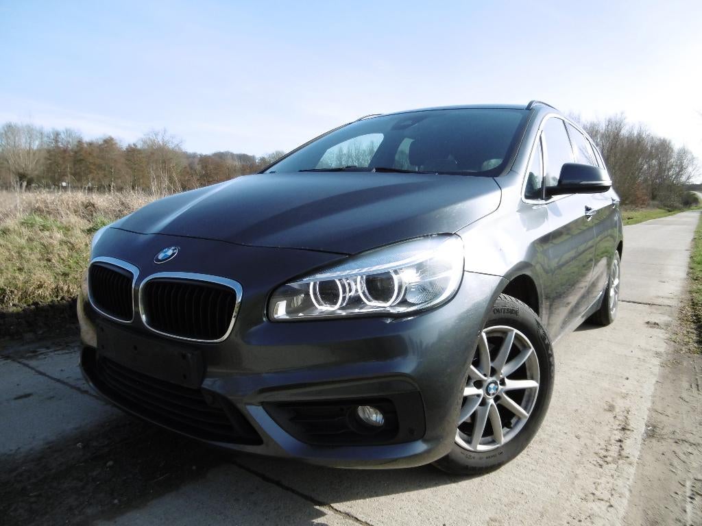 BMW 216d GRAN TOURER 7 pl. automaat 115 000km, Cuir, Argent ou Gris, Achat, Euro 6