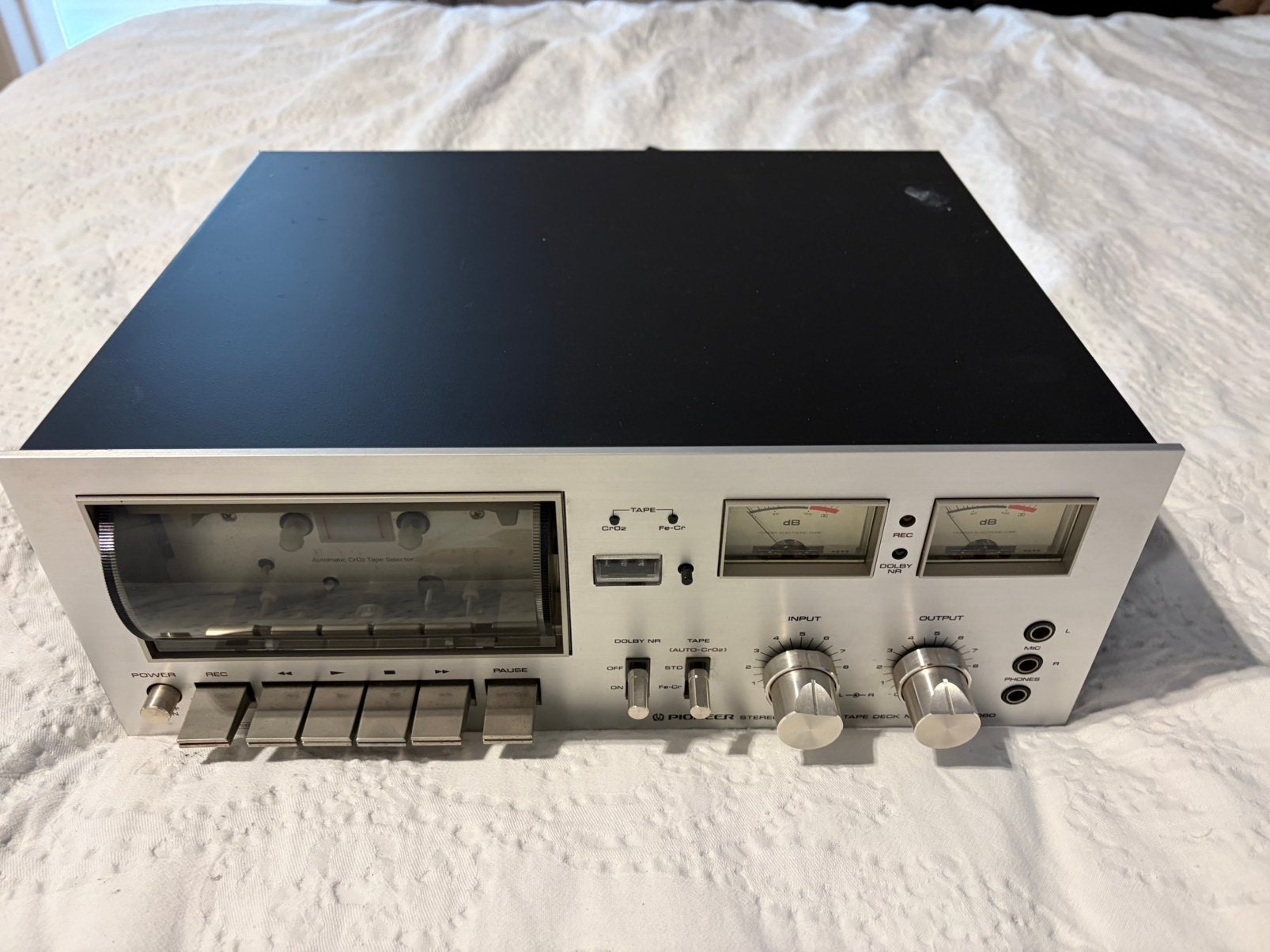 Pioneer CT-F6060, TV, Hi-fi & Vidéo, Decks cassettes, Enlèvement, Simple, Autres marques, Tape counter