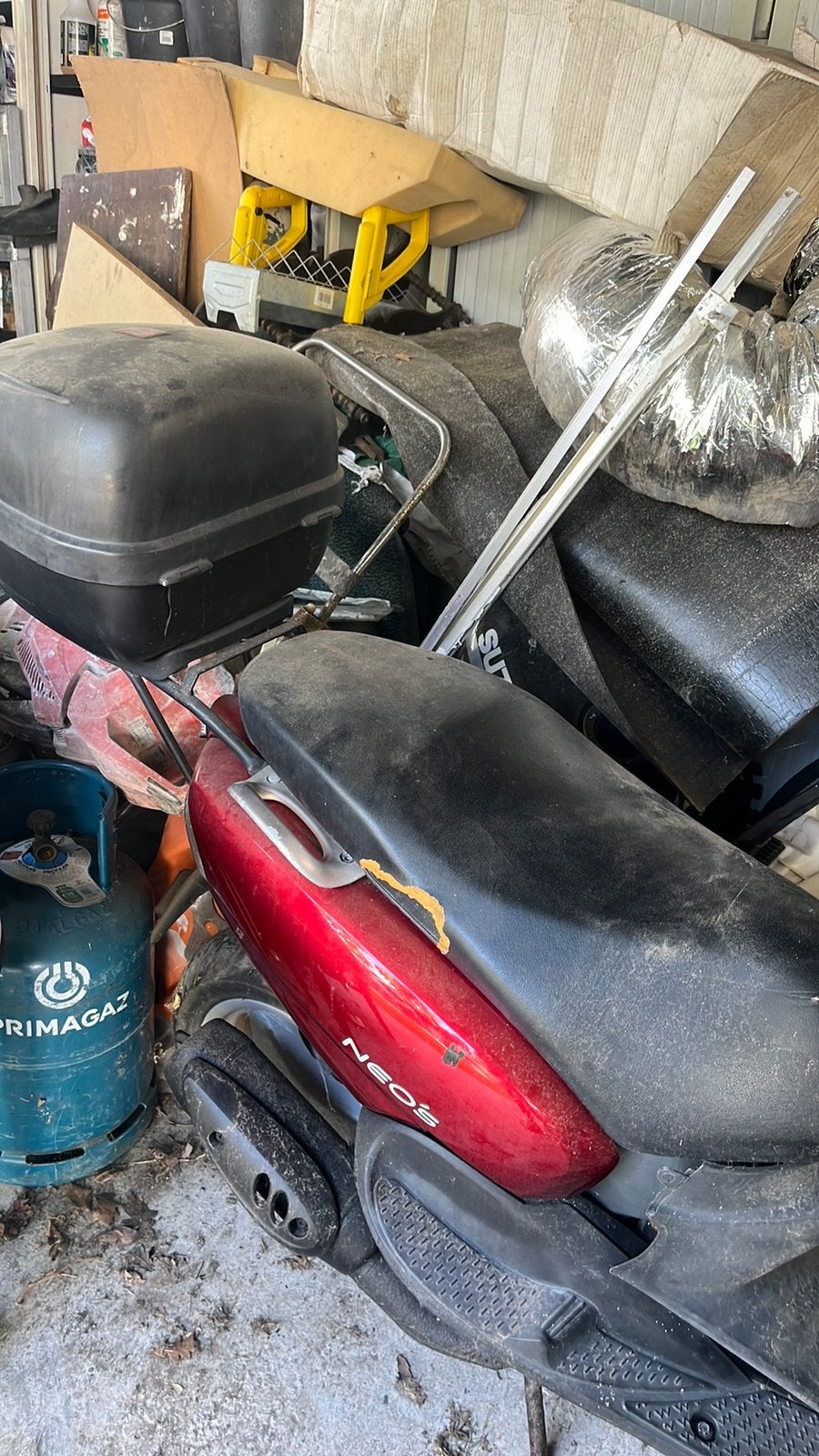 Yamaha neos, Enlèvement, Utilisé