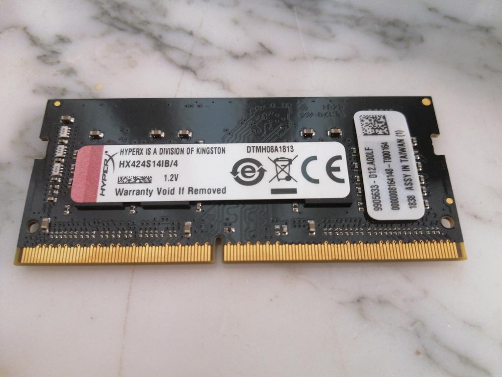 2x Kingston HyperX Impact DDR4 4 Go Hx424S14iB/4, Enlèvement ou Envoi, DDR4