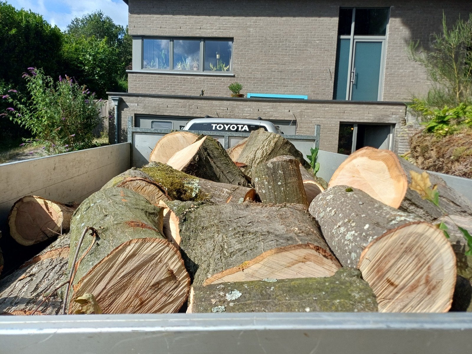 Brandhout eik, Tuin en Terras, Brandhout, Ophalen, Blokken