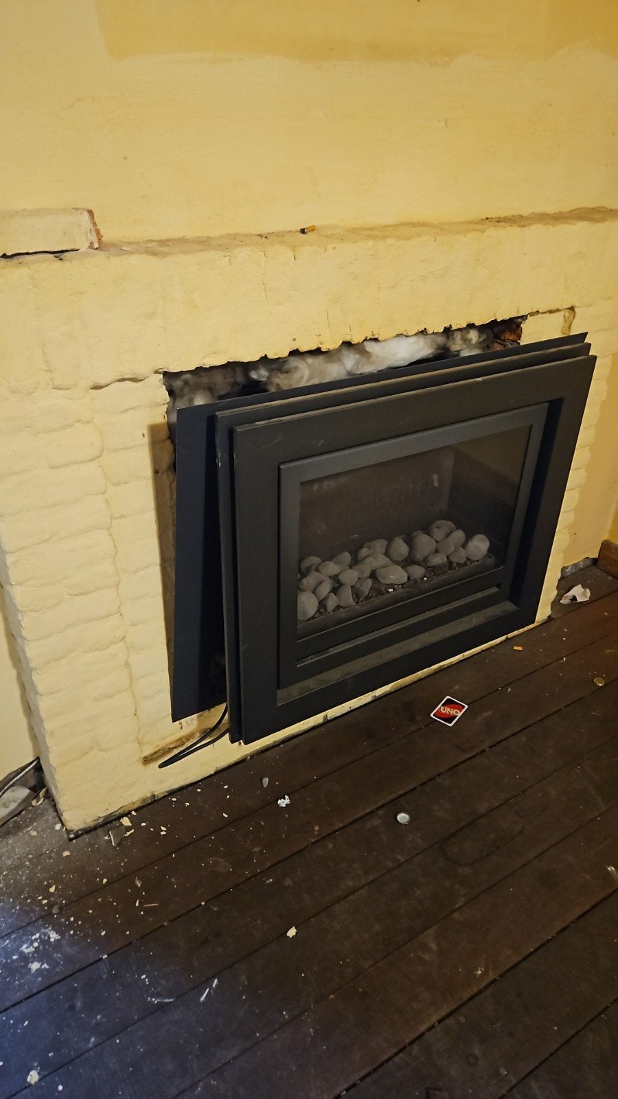 Cuisinière à gaz avec foyer, Maison & Meubles, Cheminées, Encastré, Enlèvement, Utilisé, Cheminée au gaz