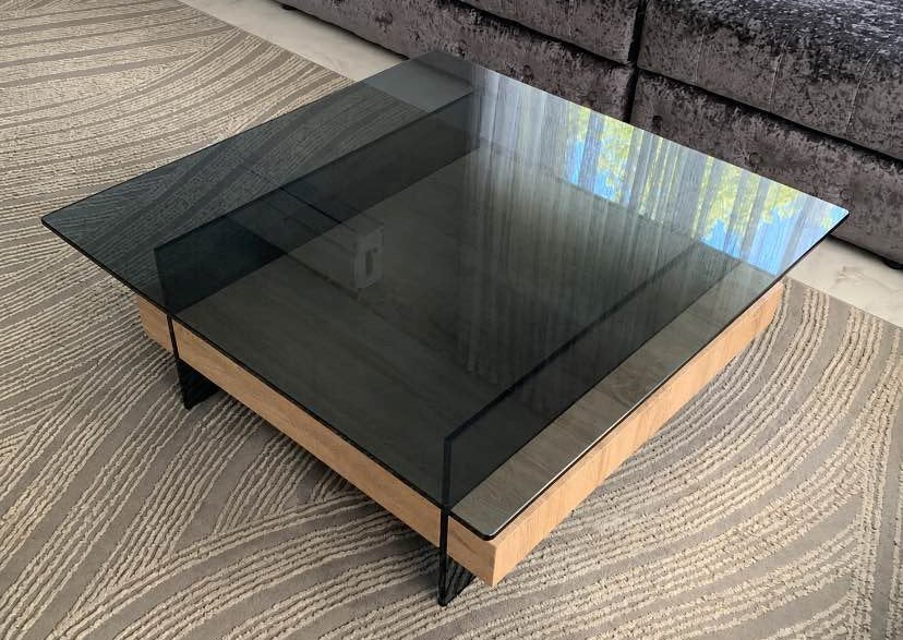 Moderne salontafel te koop, Ophalen, Zo goed als nieuw
