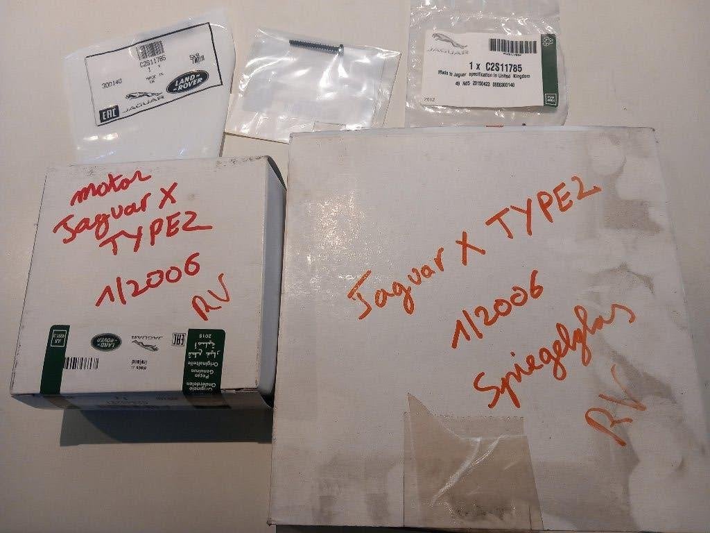 jaguar X type 2 spiegelglas RV + -motor -kap (nieuw), Auto-onderdelen, Spiegels, Ophalen of Verzenden, Nieuw, Jaguar
