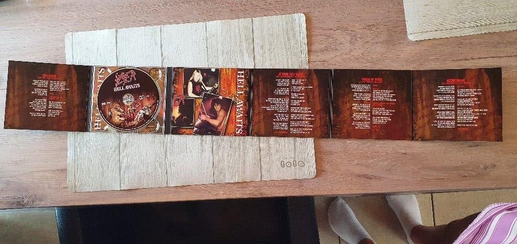 Slayer - Hell awaits, Cd's en Dvd's, Cd's | Hardrock en Metal, Ophalen, Thrash metal, Zo goed als nieuw, Digipak