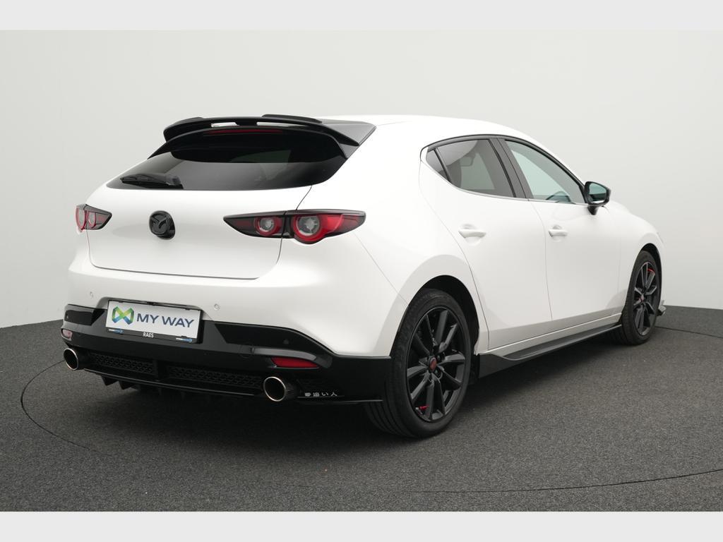 Mazda 3 Hatchback 3 Hatchback 2.0i e-Skyactiv-G Homura (no B, Auto's, Wit, Bedrijf, Handgeschakeld, Stadsauto