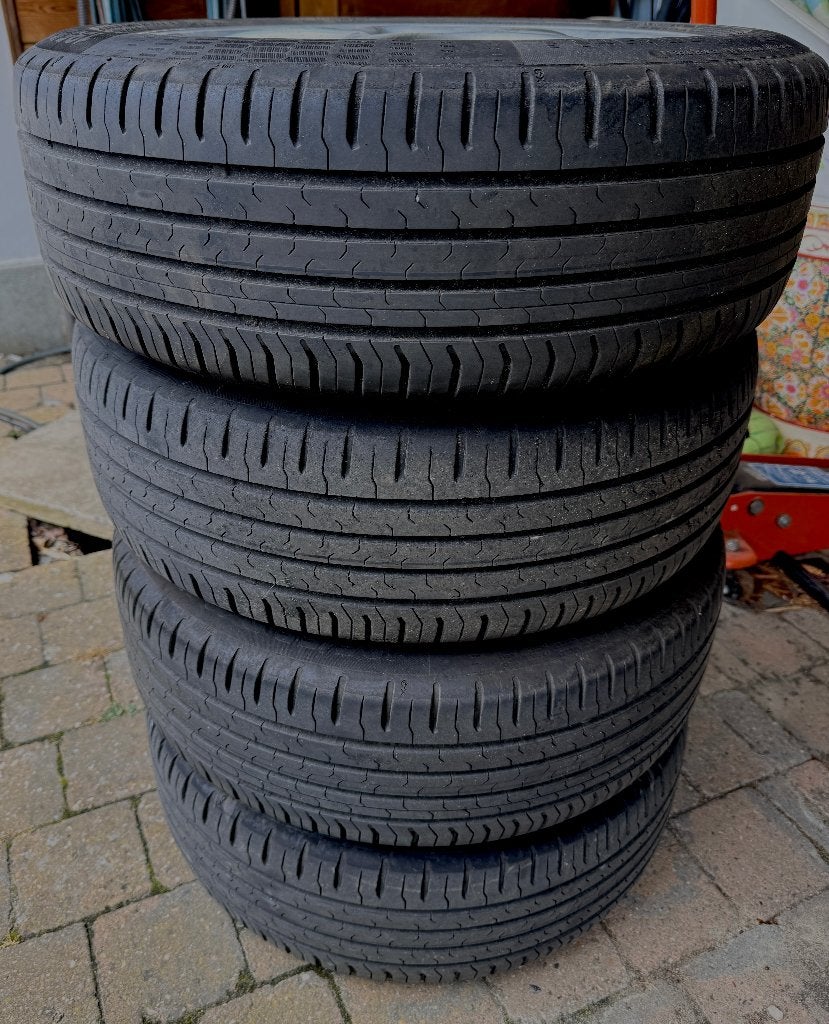 Continental EcoContact zomerbanden 195/55 R16 91H, Ophalen, 16 inch, Band(en), 195 mm