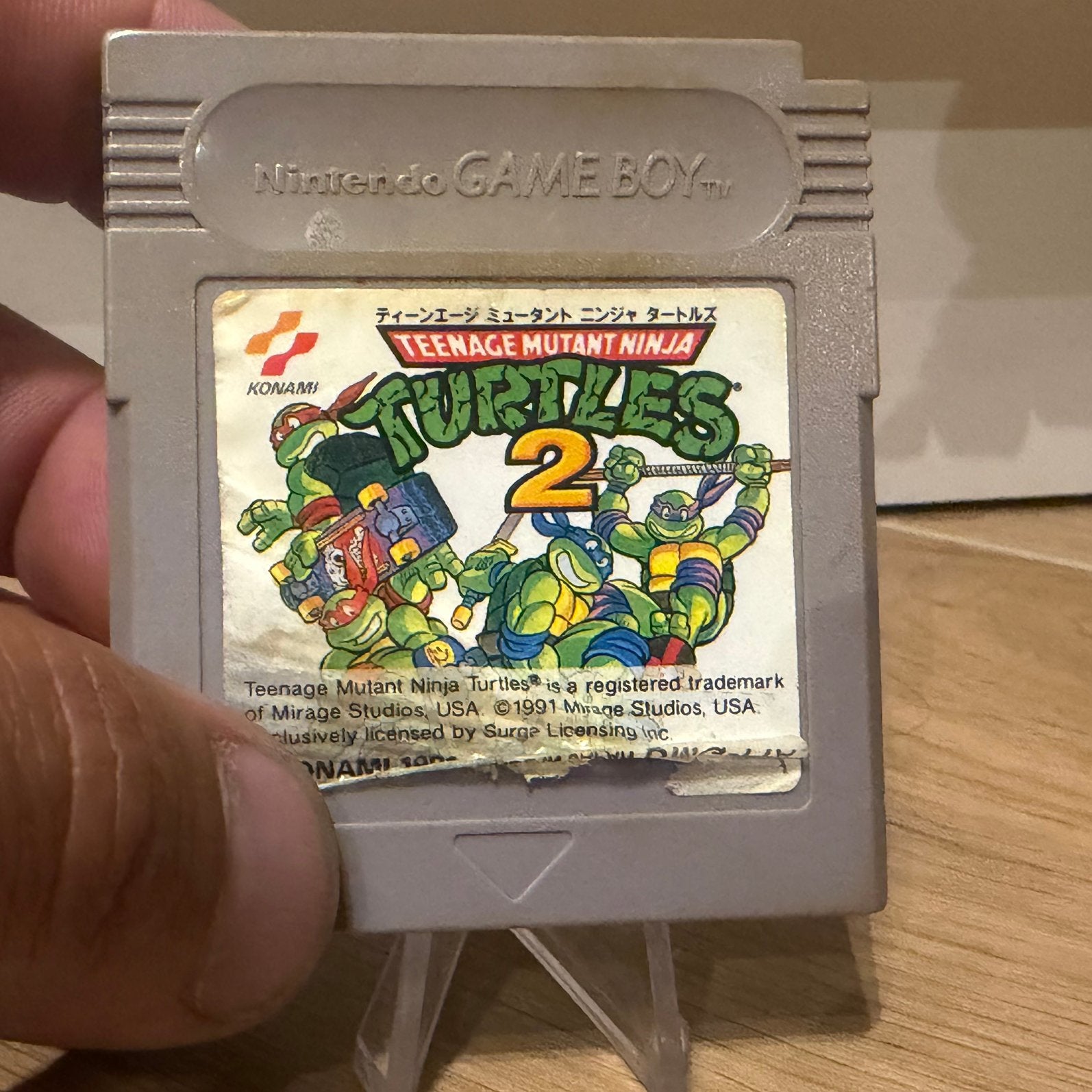 Turtles 2, Enlèvement, Comme neuf