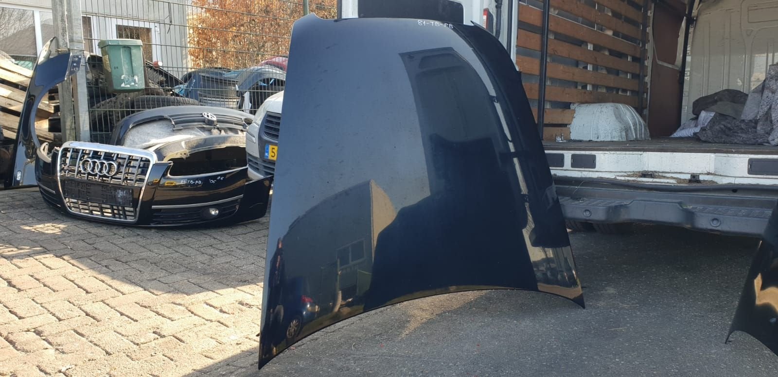 AUDI A6  MOTORKAP  KENTEKEN 81 TB PB, Gebruikt, -, -, Ophalen of Verzenden