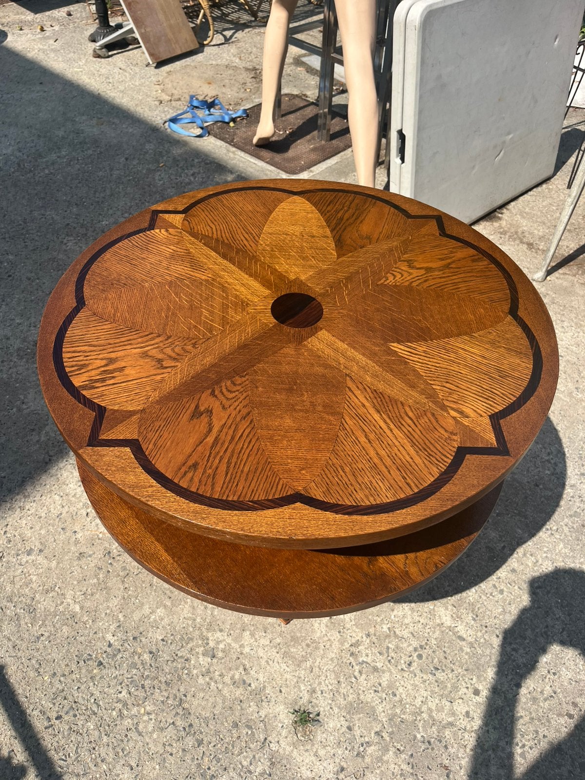 Decoene artdeco tafel 1920/30, Ophalen