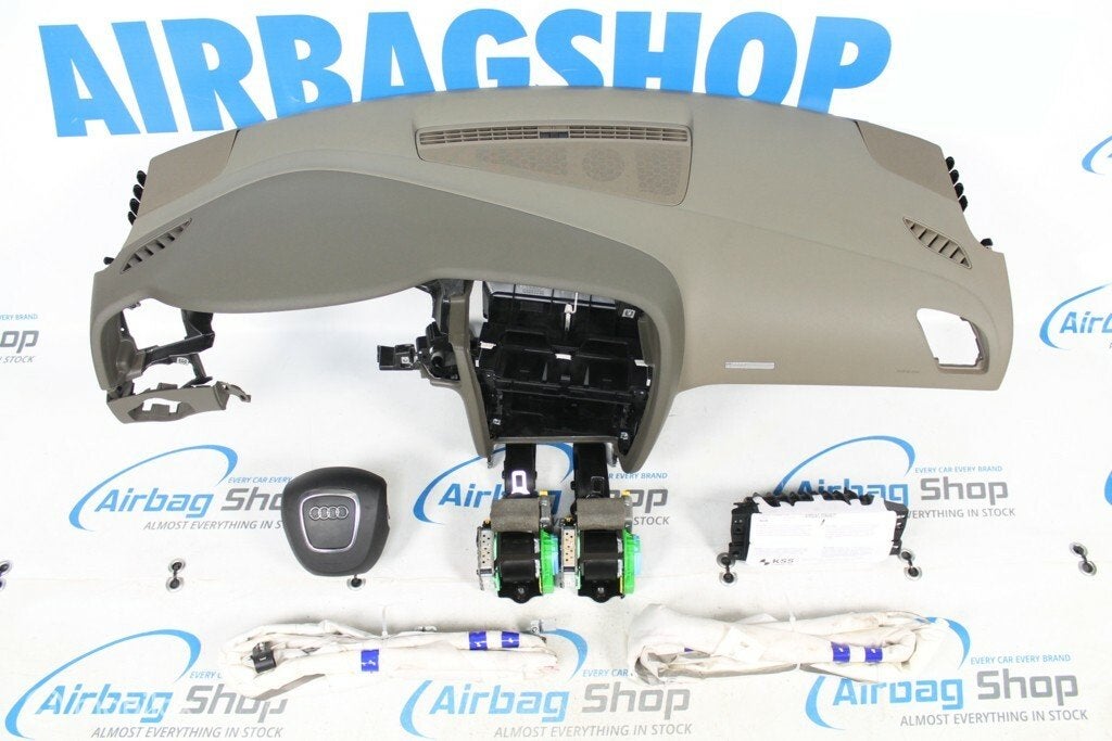 Airbag set Dashboard bruin dak airbags Audi A4 B8 2008-2014, Gebruikt, Ophalen of Verzenden