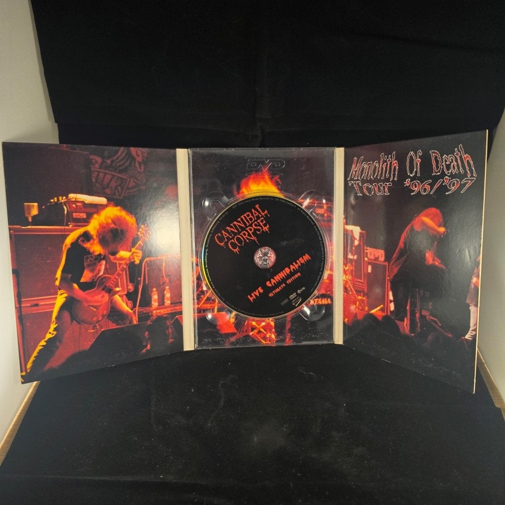Cannibal Corpse - Live Cannibalism Ultimate Edition (DVD), CD & DVD, À partir de 18 ans, Enlèvement ou Envoi, Digipak, Utilisé