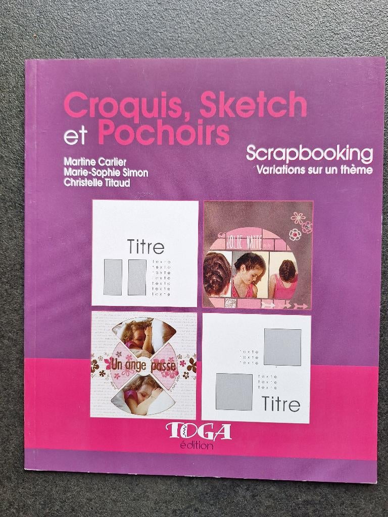 Croquis, sketch et pochoirs, Boeken, Hobby en Vrije tijd, Zo goed als nieuw, Scrapbooking en Knutselen, Ophalen