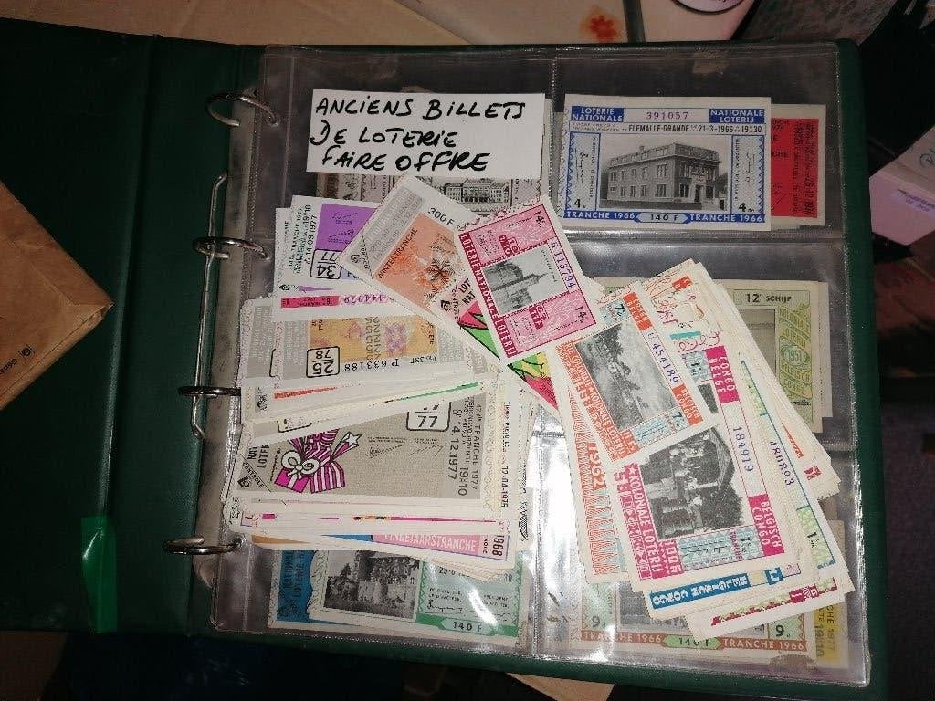 Billets de loterie nationale, Enlèvement ou Envoi, Utilisé, Carte(s) à jouer