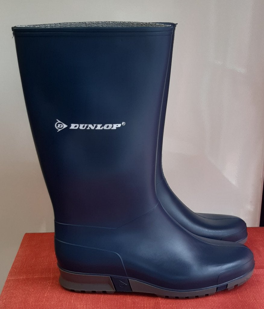 Regenlaarzen Dunlop blauw maat 37, Ophalen, Dames, Dunlop, Laarzen