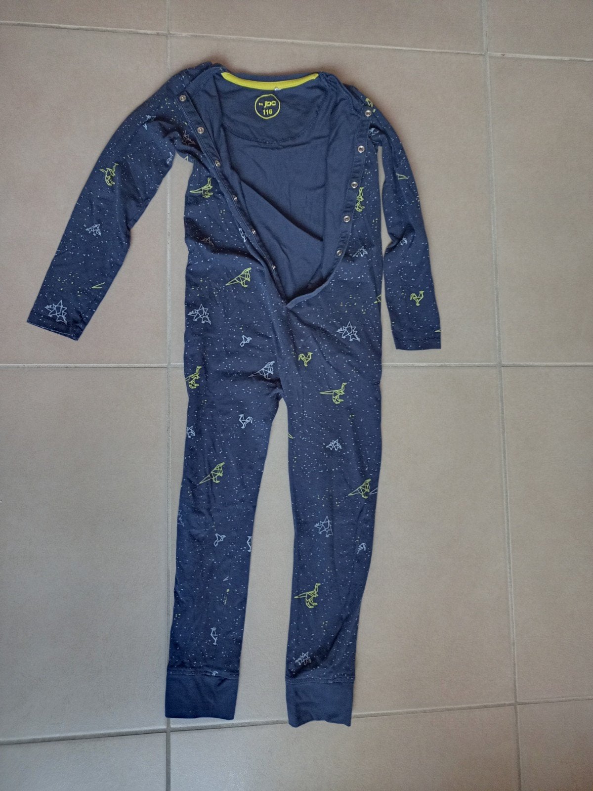 Eendelige pyjama maat 110, Ophalen, Nacht- of Onderkleding, Jongen of Meisje, Zo goed als nieuw