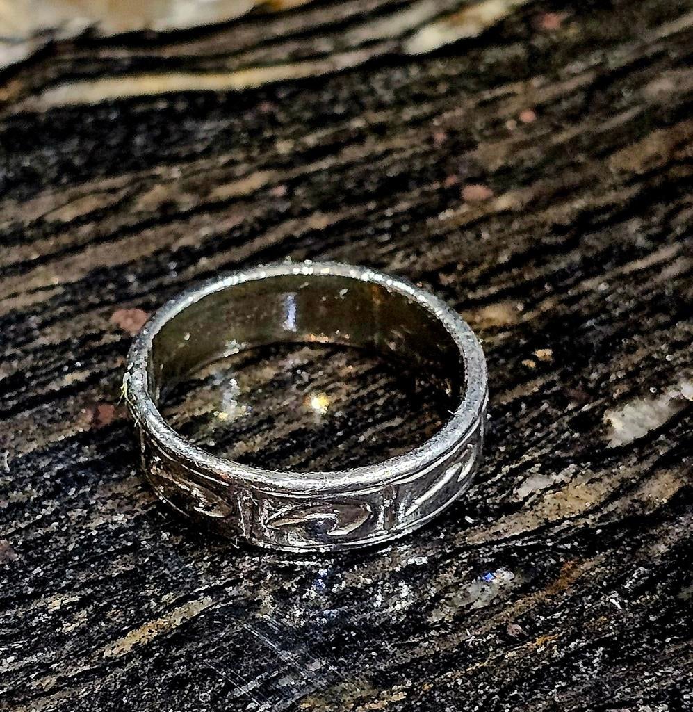 975 ZILVEREN RING, Nieuw, Zilver, Zilver, Dame of Heer
