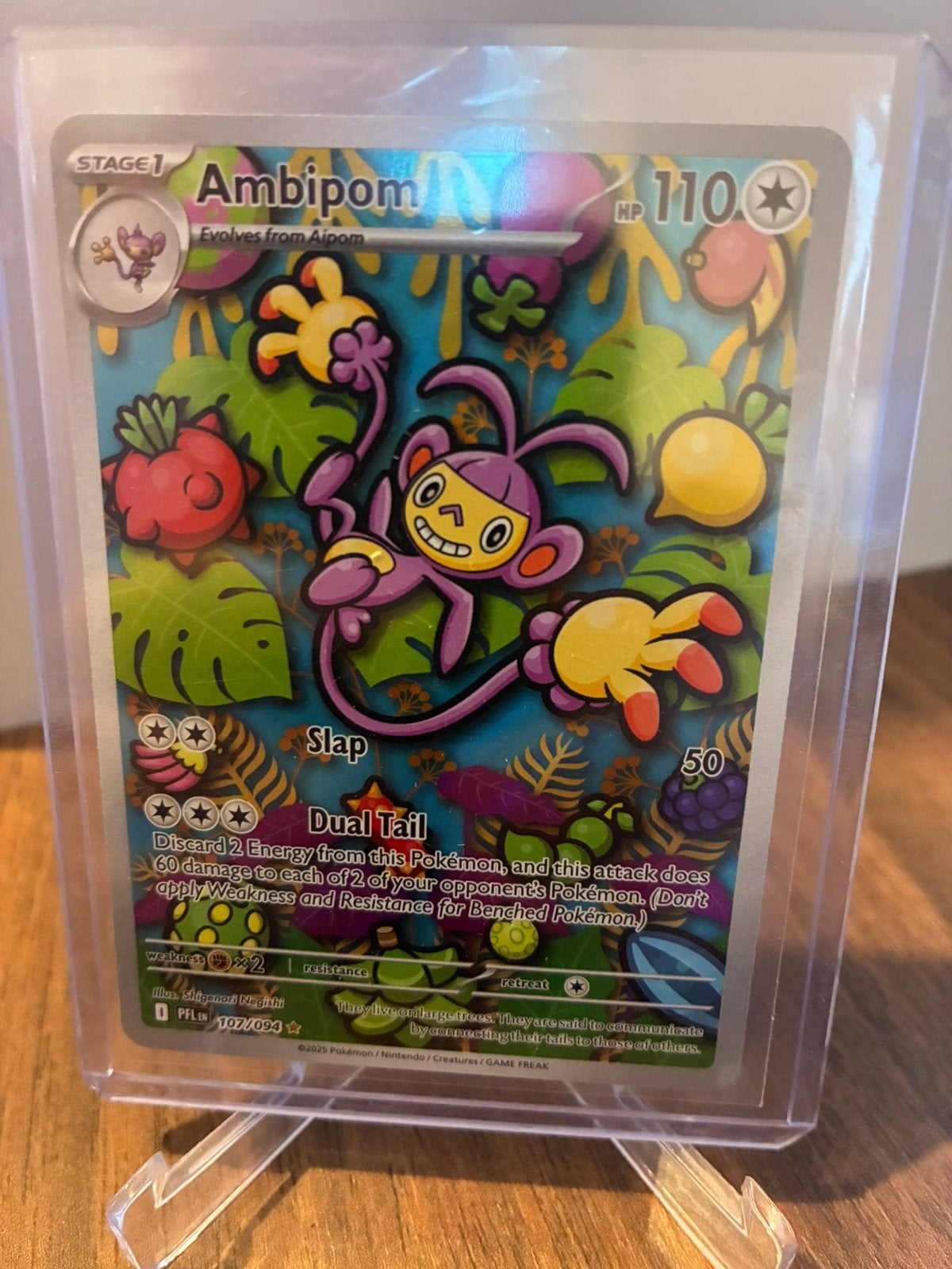 Pokemon ambipom phantasmal flames, Ophalen of Verzenden, Zo goed als nieuw, Booster