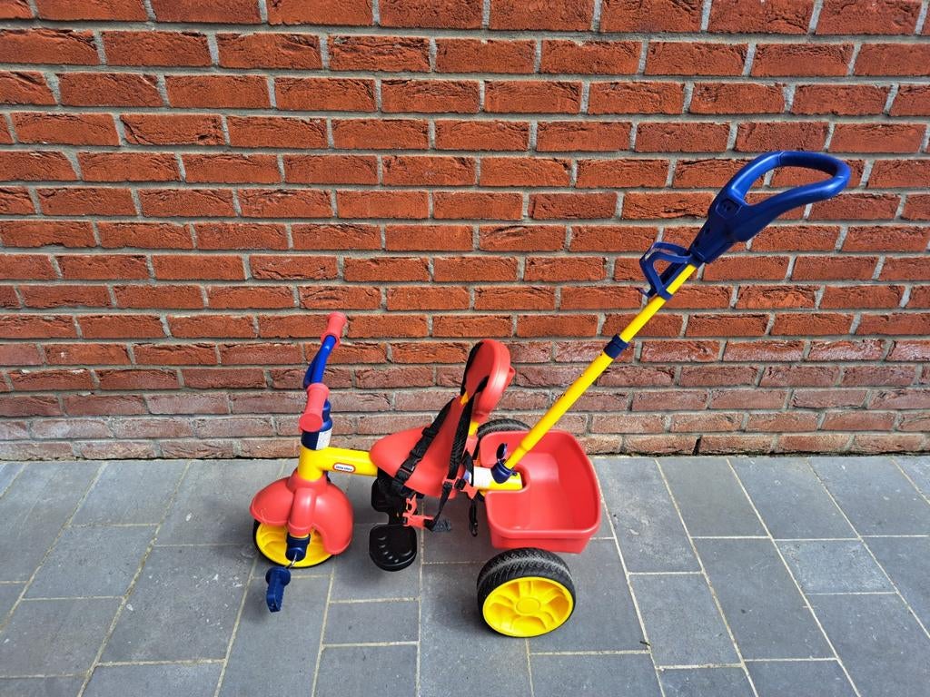 Little tikes driewieler met duwstang, Ophalen