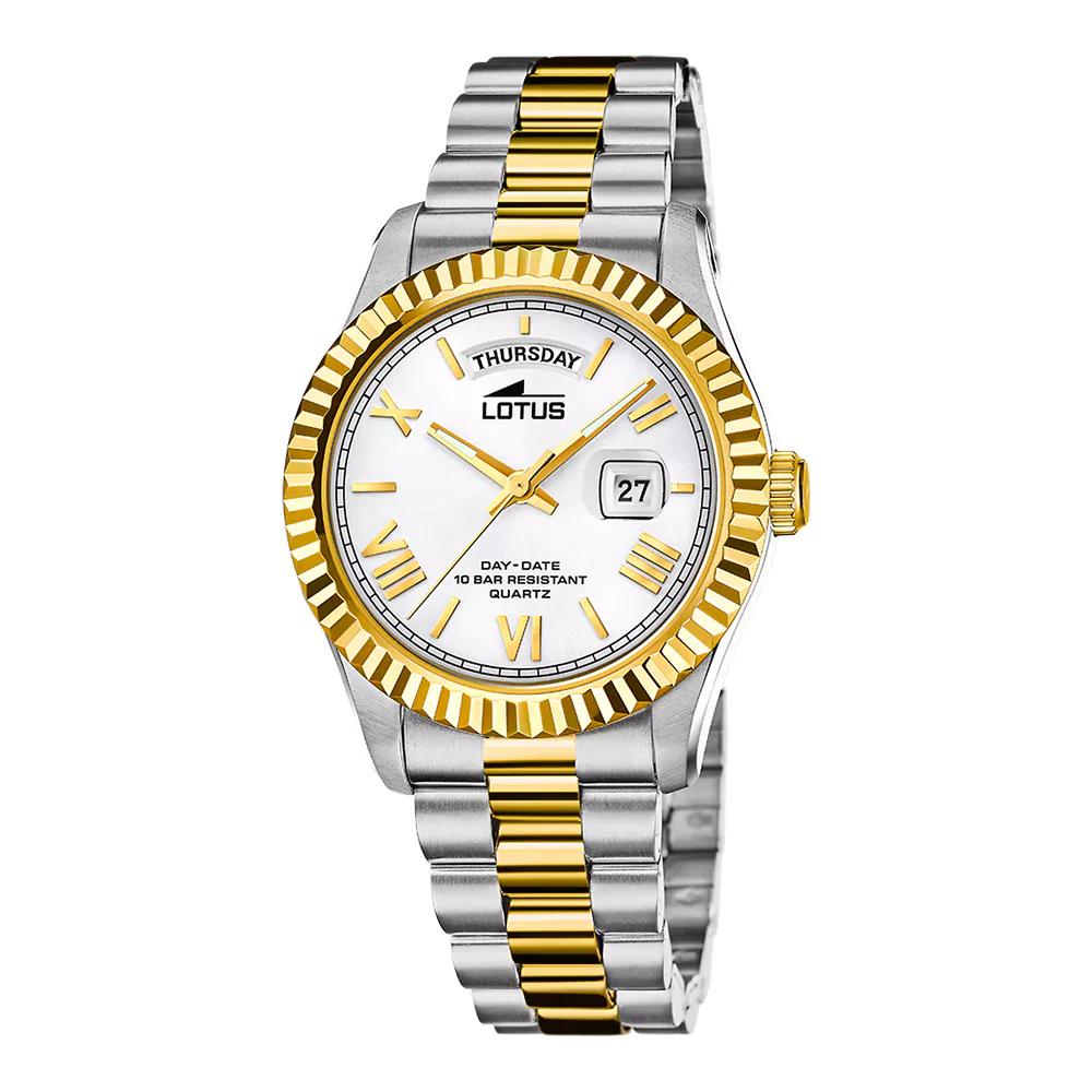 Lotus horloge, Handtassen en Accessoires, Horloges | Heren, Ophalen, Zo goed als nieuw